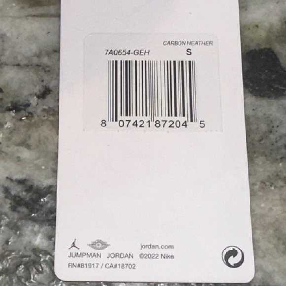 Nike Air Jordan MINI BACKPACK Jumpman Unisex Carbon Heather GRAY Adjustable 10L - Picture 12 of 12